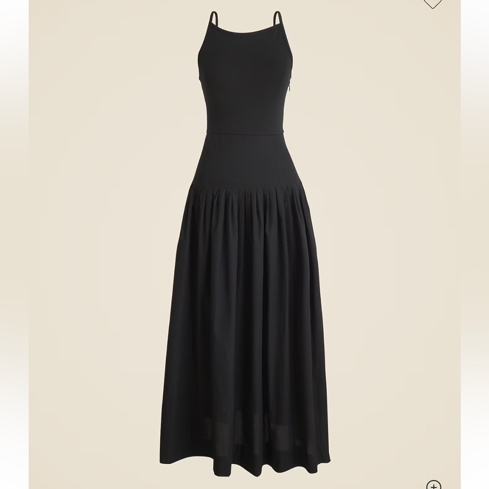 J. Crew Black pintuck dress sold out